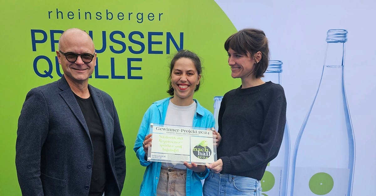 Siegerfoto der Preisverleihung des Nachhall Preises 2024