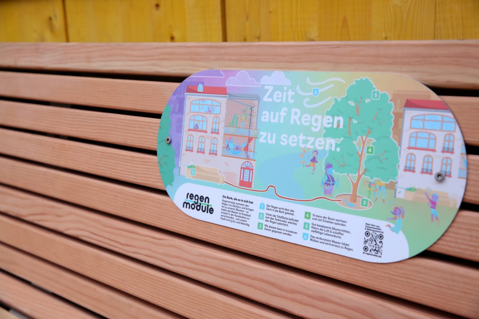 Infotafel zum Wasserkreislauf
